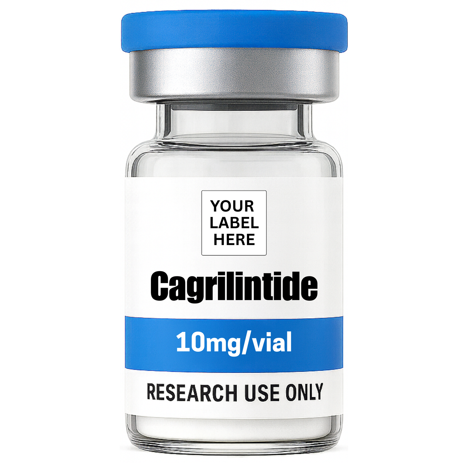 Cagrilintide (10mg) research peptide vial – YourPeptideBrand.com – for research use only