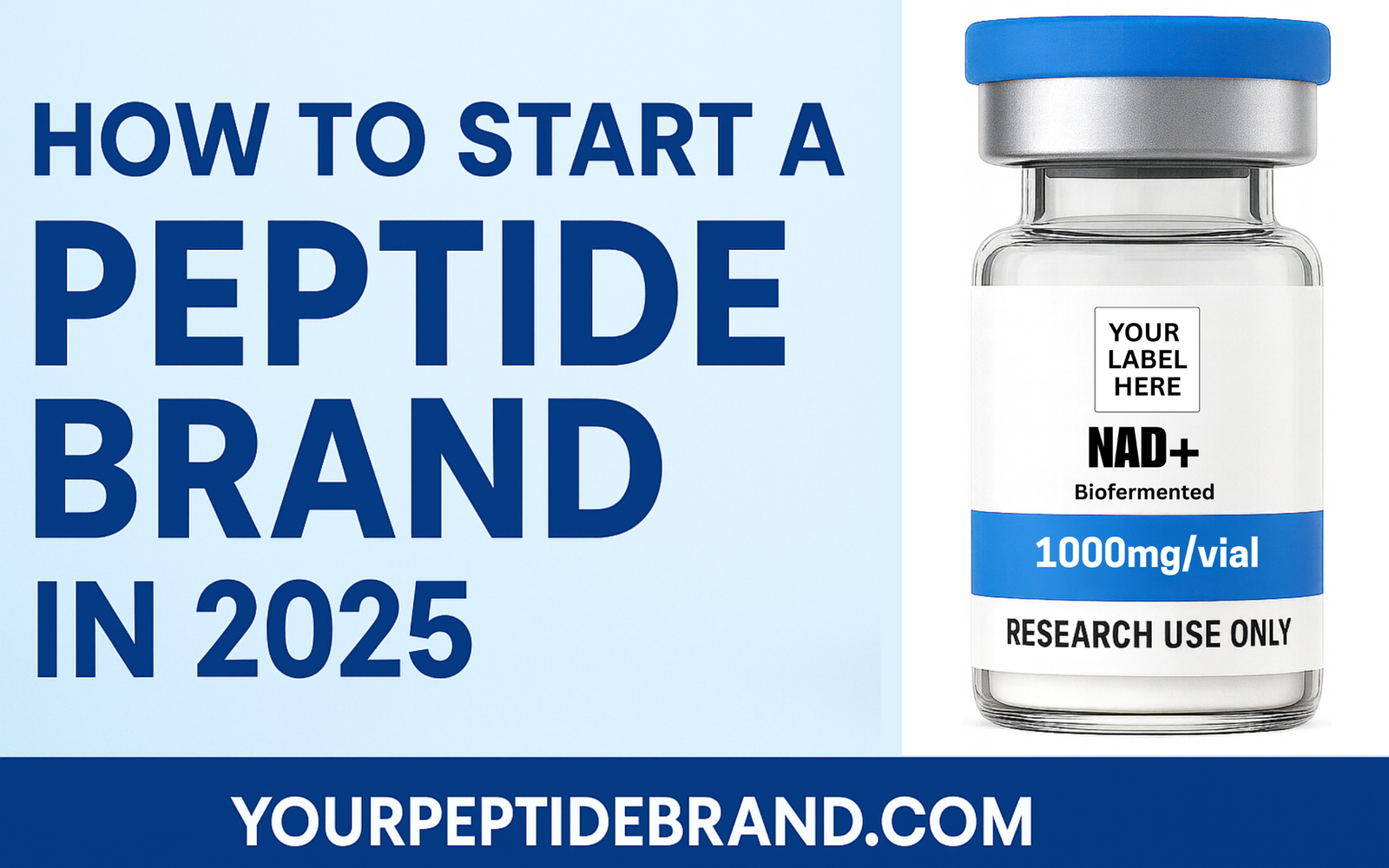 How to Start a Peptide Brand in 2025 | #1 Solution with YourPeptideBrand.com
